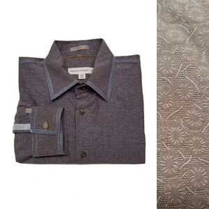 {Pronto Uomo} Men's Textured Button Down Casual Shirt